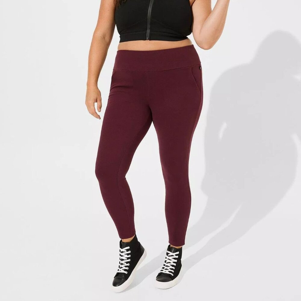 TORRID Super Soft Micro Fleece Leggings size 0 Large Medium 10 12 NWT